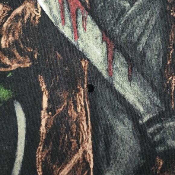 Nightmare Elm Street x Friday the 13th - Halloween on Christmas Mens XL T-Shirt - Picture 4 of 4